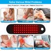 Red Light and Infrared Light for Hands Wrist Wearable for Hand Wrist Compression and Warm,Adjustable Velcro Straps, Wavelength Pulse Mode