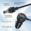 3M Starlink Mini DC Power Cable, Digital Display Car Charger for Satellite Mini, 18AWG Waterproof Power Supply Cord Accessories Kit