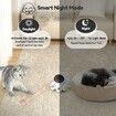 Cat Laser Toy 2-in-1 Interactive Automatic Motion Activated Moving 8 Holes Whack A Mole Feather USB Rechargeable Electronic Smart Sensor Kitten Toys,Yellow