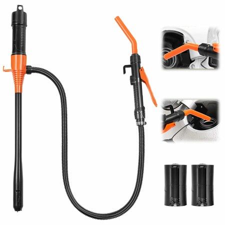 Portable Power Battery Pump,Battery Powered Siphon Fuel Transfer Pump,Universal Fit for Gasoline,Car,Portable Fuel Transfer Pump
