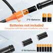 Portable Power Battery Pump,Battery Powered Siphon Fuel Transfer Pump,Universal Fit for Gasoline,Car,Portable Fuel Transfer Pump