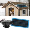 30W Solar Panel Warm Air Heater and Cooling Drying Fan Solar Wind Winter Car Summer Pet House Coop Thermal Fan
