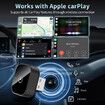 Wireless CarPlay Adapter Mini USB 2025 Upgrade Stable Connection Plug Play Fast Wired to Wireless Apple CarPlay Cars