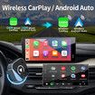 Wireless Carplay Adapter for Android iPhone Auto 2 in1 Wired to Wireless Box USB Connection For Most Car