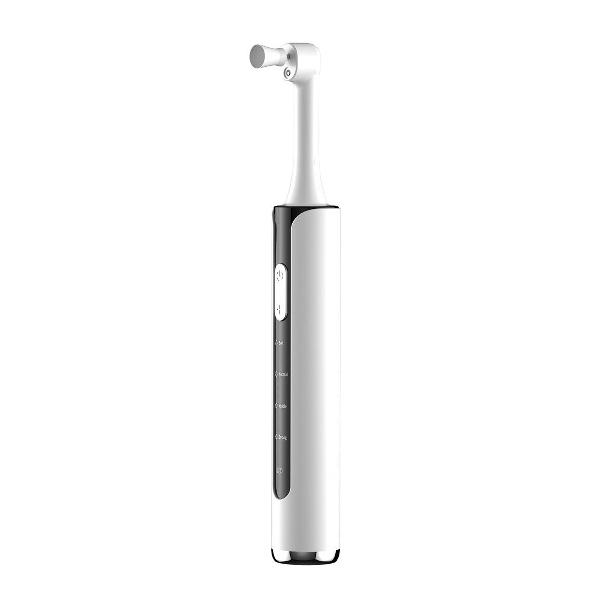 Tooth Polisher,Rechargeable Teeth Polisher with 5 Brush Heads,4 Speed Modes,Tooth Whitening Kit,3 Polish Pastes,IPX6 Waterproof Teeth Cleaning Tools,White