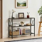 Narrow Console Sofa Table Couch Table 3-Tier for Entryway & Living Room, 1060 x 295 x 735 mm