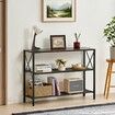 Narrow Console Sofa Table Couch Table 3-Tier for Entryway & Living Room, 1060 x 295 x 735 mm