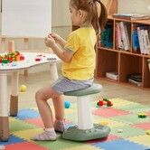Kids Wobble Chair Active Chair with Sponge Cushion for Age 3-7 Green