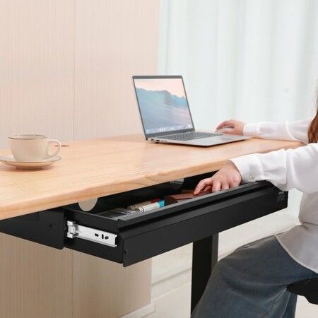 33" Under Desk Drawer Organizer Slide-out Drawer Space Saver Home Office
