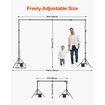 Backdrop Stand Background Stand Kit 213 x 300 cm for Party & Photo Studio