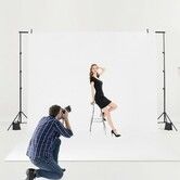 Backdrop Stand Background Stand Kit 298 x 300 cm for Party & Photo Studio