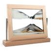 Moving Sand Art Picture Dynamic Sand Picture 3D Sand Art Frame Sandscape Moving Sand Picture for Home and Office Decor, Golden