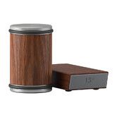 2 Walnut Rolling Knife Sharpener, Kitchen Knife Sharpener for Razor Sharp Edges, Roller with Magnetic Holder with 15 and 20 Degrees