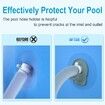 2 Pcs Swimming Pool Pipe Holders, Above Ground Swimming Pool Hose Support Holder with Tape, Designed Compatible with Intex Pools
