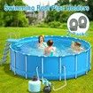 2 Pcs Swimming Pool Pipe Holders, Above Ground Swimming Pool Hose Support Holder with Tape, Designed Compatible with Intex Pools