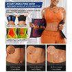 Waist Trainer for Women Lower Belly Waist Trimmer Corset Tummy Wrap Workout Sweat Belt Band Sports Sauna Suit Size:Large
