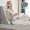Wedge Pillow for Acid Reflux Relief 30.5cm Bed Wedge Pillow for Headboard Triangle Pillow Wedge,Soft Memory Foam Top Washable Cover