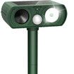 Solar Ultrasonic Animal Repellent,Cat Repellent Outdoor with Motion Detection Waterproof,Raccoon Squirrel Skunk Deer Rabbit Rodent Dog Deterrents
