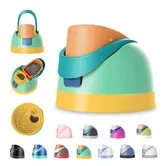 Replacement Lid for Owala Freesip,Compatible with Owala Cup,One Button Water Bottle Top Lid Replacement Accessory,Leakproof,BPA-Free (Greenish Yellow)