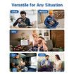 Cordless Electric Lunch Box,Rechargeable Self-Heating Food Warmer with 16000mAh Battery,1L Heated Lunch Box with Smart Reservation & Keep Warm