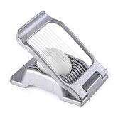 Egg Slicer for Hard Boiled Eggs, Stainless Steel Wire, Heavy Duty Aluminium Egg Cutter Dishwasher Safe for Egg Strawberry Soft Fruit