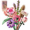 Mini Bricks Flower Bouquet Building Sets, Artificial Flowers, DIY Unique Decoration Home, 547 Pieces Botanical Collection for Gift