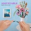 Mini Bricks Flower Bouquet Building Sets, Artificial Flowers, DIY Unique Decoration Home, 547 Pieces Botanical Collection for Gift