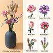 Mini Bricks Flower Bouquet Building Sets, Artificial Flowers, DIY Unique Decoration Home, 547 Pieces Botanical Collection for Gift