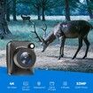 Timelapse Camera, 4K FHD Time Lapse Camera Outdoor, Waterproof Level IP66, for Record Outdoor Construction, Weather, Plant, 6 Month Battery Life