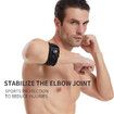 Adjustable Elbow Brace Breathable Arm Support Band Anti-slip Golf Basketball Tennis Elbow Strap Elbow Brace for Gym Sports Size M