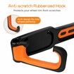 Garage Bike Rack with Tire Tray,Wall Mount Bike Hanging Storage System,Indoor Shed Wall Mount,Heavy Duty Holds Up to 30kg Color Black And Orange