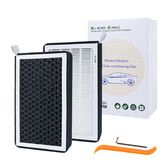 HEPA Air Filter for Model Y Model 3 2016-2025,2 Pack Cabin Air Filter with Activated Carbon,White