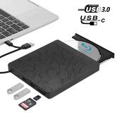 5 in 1 External Blu Ray Drive, Multifunctional Bluray DVD Player for Laptop, Compatible with Windows 7/8/10/11/XP Mac OS