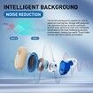 Rechargeable Hearing Aids for Seniors with Noise Cancelling 16-Channel Digital Chip Volume Control Invisible OTC Hearing Aids not Amplifiers