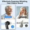 Digital Hearing Aids,Noise Cancelling Hearing Amplifiers for Seniors with Bluetooth,Rechargeable Hearing Earbuds with LED Power Display