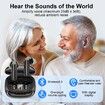 Digital Hearing Aids,Noise Cancelling Hearing Amplifiers for Seniors with Bluetooth,Rechargeable Hearing Earbuds with LED Power Display
