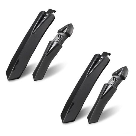 2 Sets Bicycle Black mudguard mountain bike universal 24-27.5 inch road bike mudguard fender bicycle accessories
