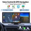 WiFi Wireless Carplay Car Stereo, 4K Dash Cam 1080P Backup Camera, 10.26 inch HD IPS Screen, Android Auto, ADAS, GPS Navigation Head Unit