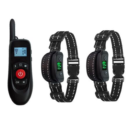 Wireless Dog Fence for 2 Dog, Electric Dog Fence and Remote Training Collar for Yards, Adjustable for Small Medium Large Dogs