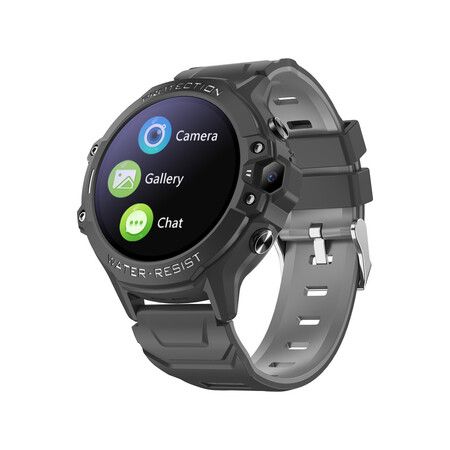 4G Smart Watch for Children, Kids Smartwatch with Video Calls, GPS Location, SOS, Camera and Pedometer for Boys Girl, Black