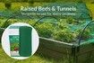 Garden Netting 2M*20M Heavy Duty Bird Net, Deer, Plant Protection Extra Strong Woven Mesh, Reusable Kit, Animal Fencing for Fruits Trees, Green