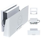 Starlink Gen 3 Router Mount, 2 in 1 Starlink V3 Router Wall Mount/Desk Mount with Starlink Power Supply Mounting Kit Accessories for Space Saving