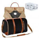 Garment Bags 2 in 1 Hanging Suit Bag Black