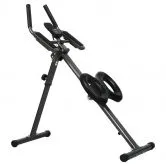 Foldable Adjustment Ab Machine Black