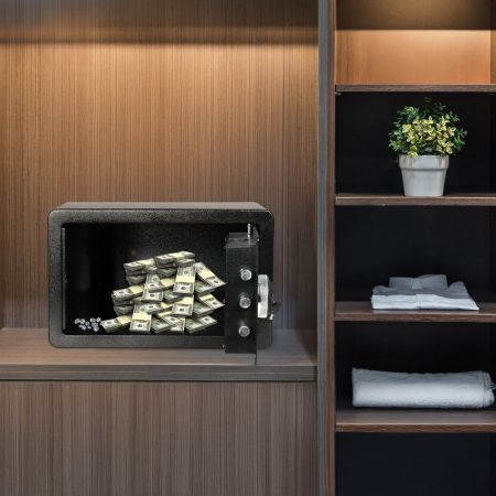 8.1L Digital Security Safe Box Fingerprint Key Lock