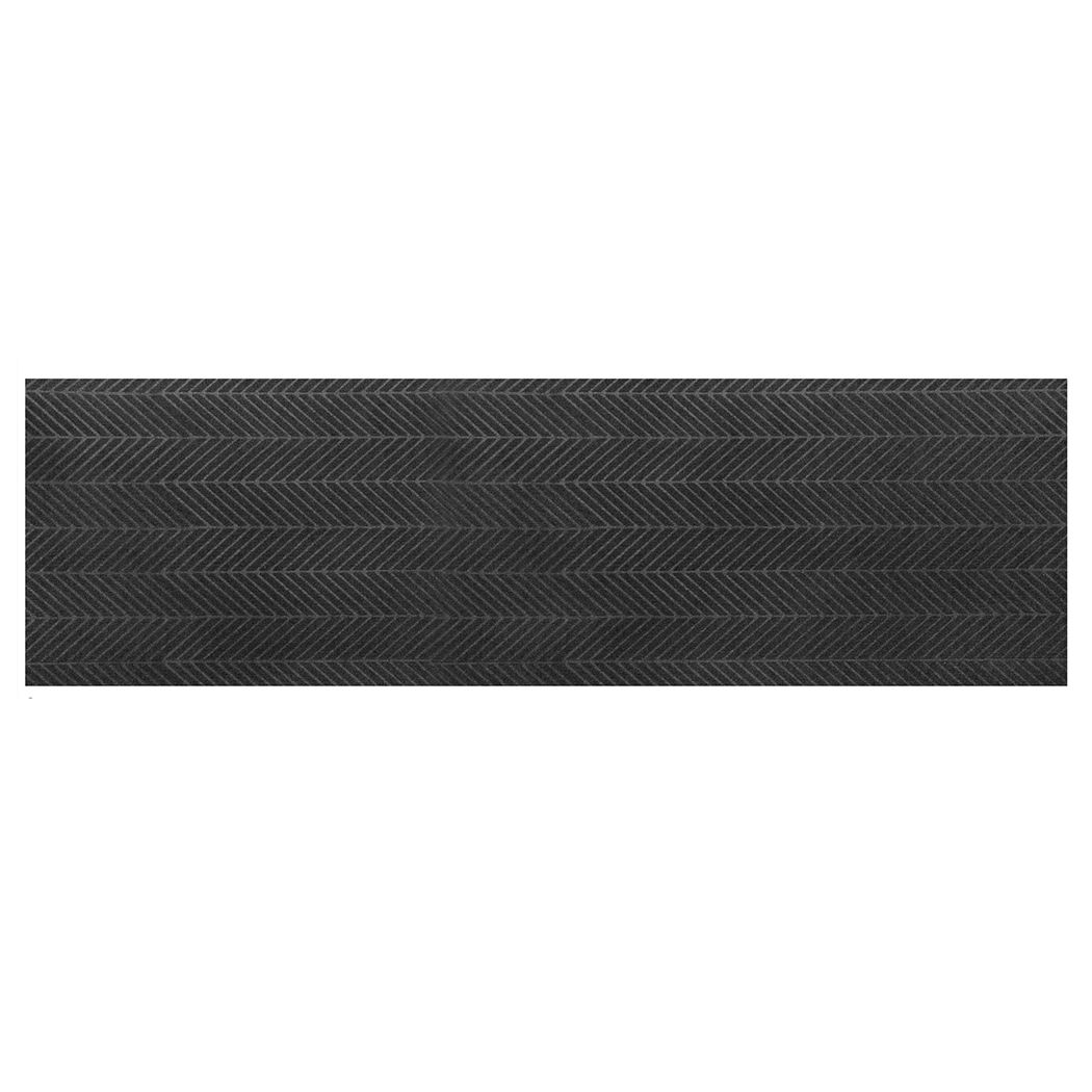 Extra Large Floor Rug Non Slip 90cm x 305cm Grey