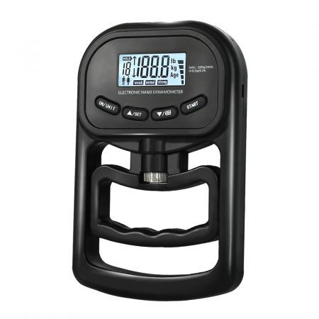Electronic Hand Dynamometer Grip Black