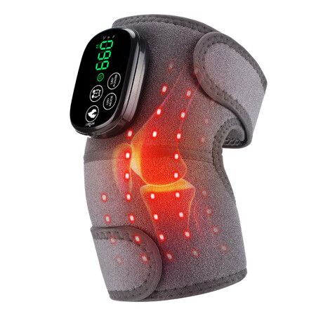 Heated Knee Brace, Cordless Heating Device, Adjustable Heating Levels for Pressure Relief and Relaxation, Soothing Heating Pad