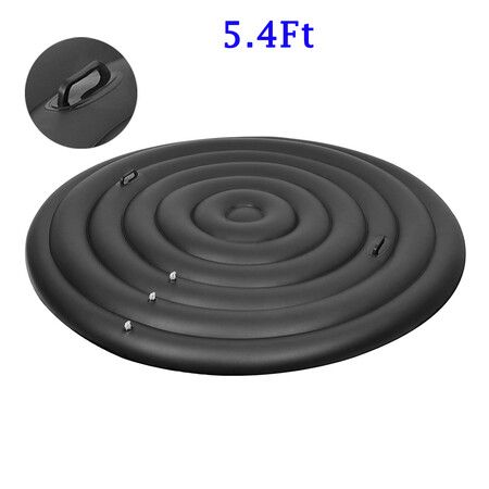 5.4FT Inflatable Hot Tub Cover Round 48 With Handle, Fit Intex Hot tub Cover Best Way salu spa Cole Man Cover Inflatable Insert Insulated Lid Replacement
