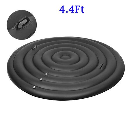 4.4FT Inflatable Hot Tub Cover Round 48 With Handle, Fit Intex Hot tub Cover Best Way salu spa Cole Man Cover Inflatable Insert Insulated Lid Replacement